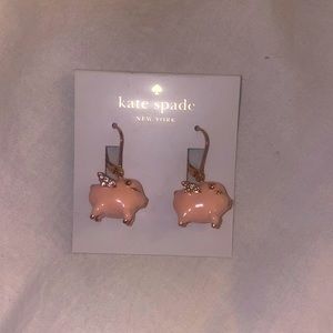 Kate Spade Flying Pig Earrings